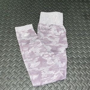 Gymshark purple camo leggings